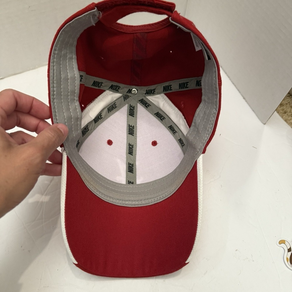 Nike Alabama‎ Crimson Tide Hat Unisex Adult Cap Red DRI FIT Adjustable Bama - Picture 8 of 13